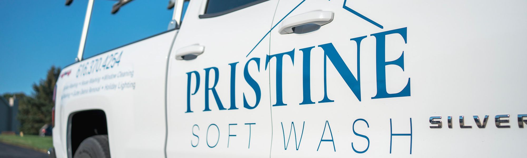 Pristine Soft Wash company truck