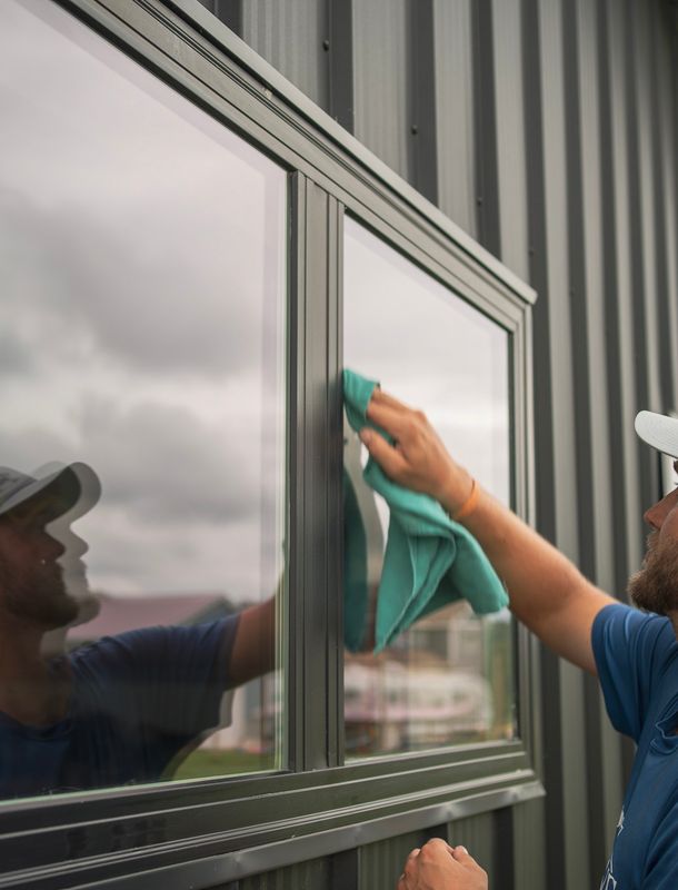 thorough cleaning the nooks and crannies of window edges