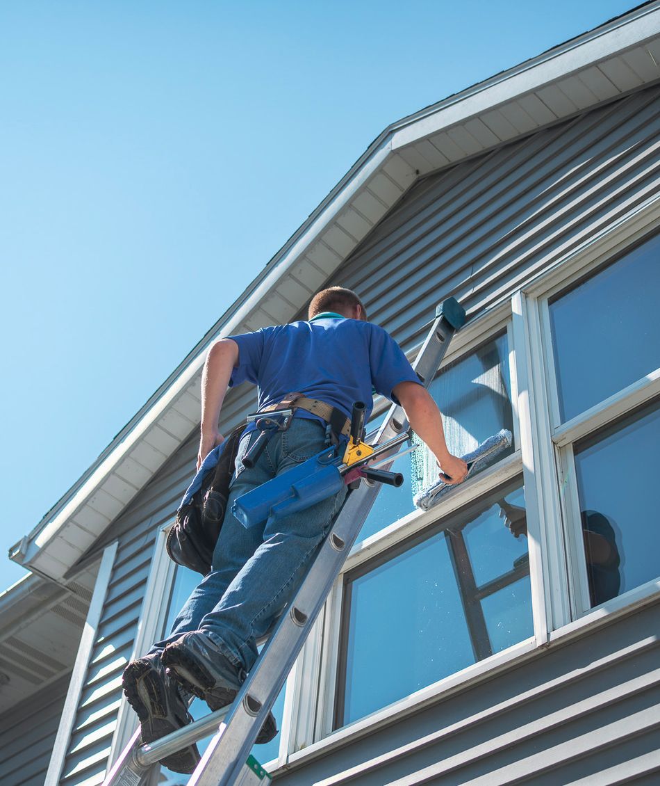 cleaning windows